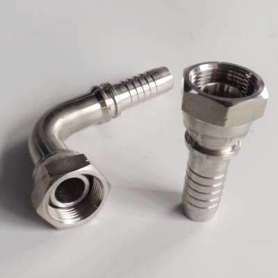 2 female multiseal fittings on gray background