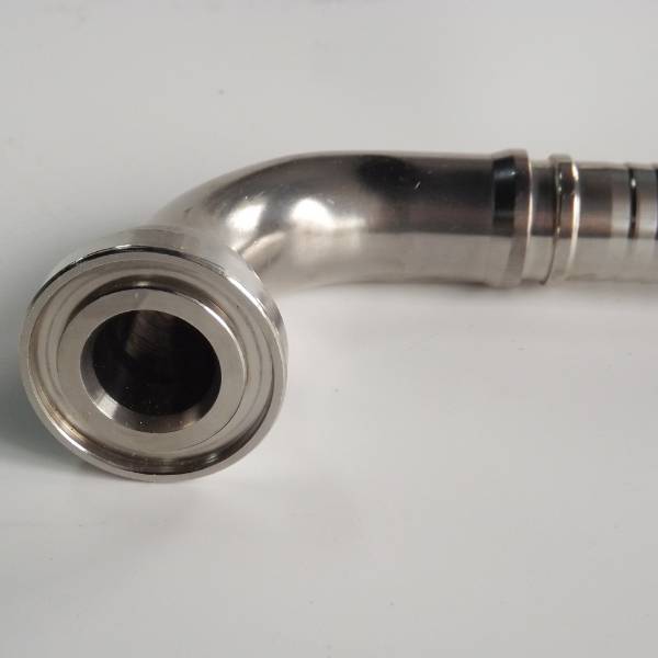 QLA-002 interlock SAE flange on the gray background